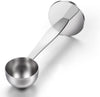 2-in-1 Kaffeelöffel mit Tamper aus Edelstahl – 15 ml Messlöffel